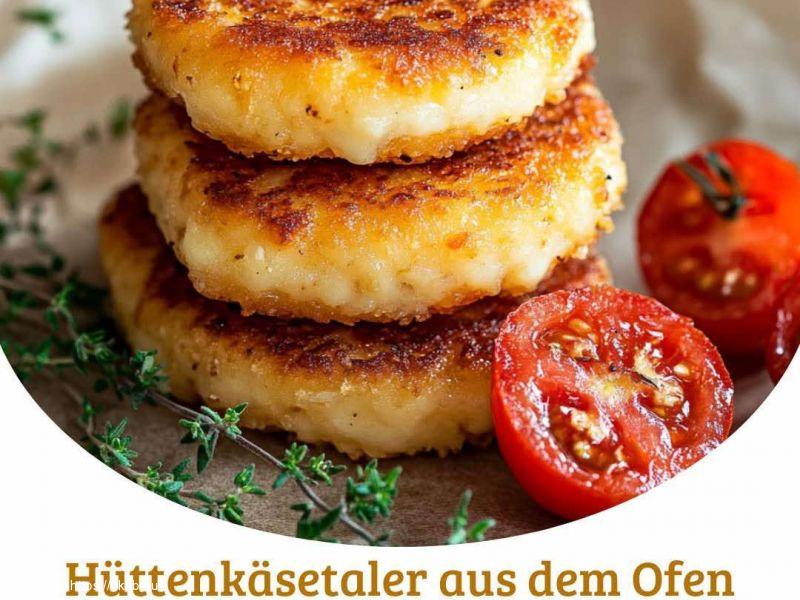 Hüttenkäsetaler aus dem Ofen